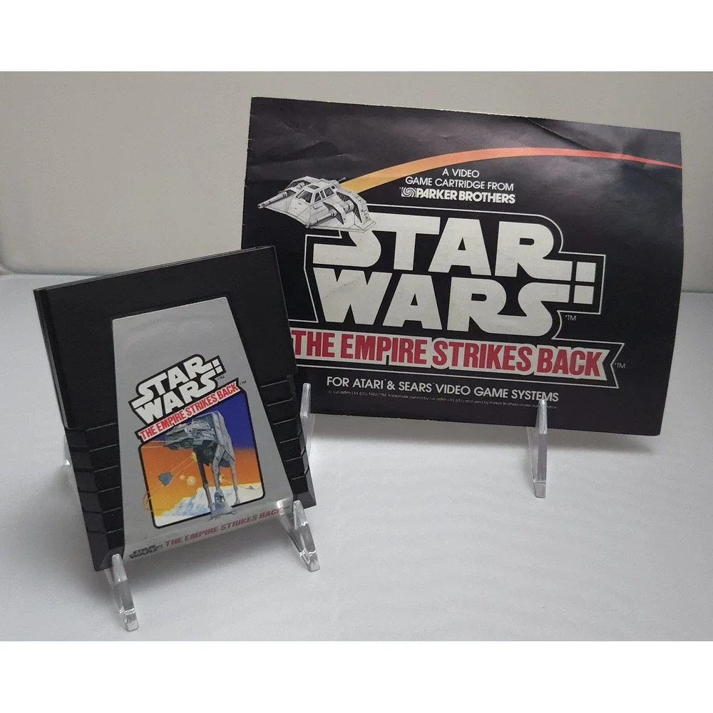 Star Wars: The Empire Strikes Back (Atari 2600,‎ 1982) - Cart & Manual TESTED
